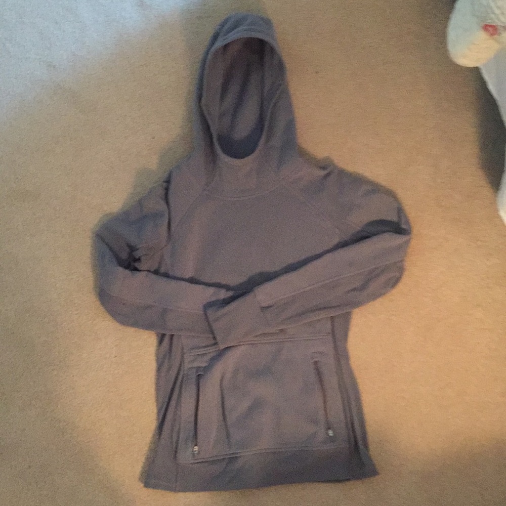 Size S Gray Athleta hoodie sweatshirt